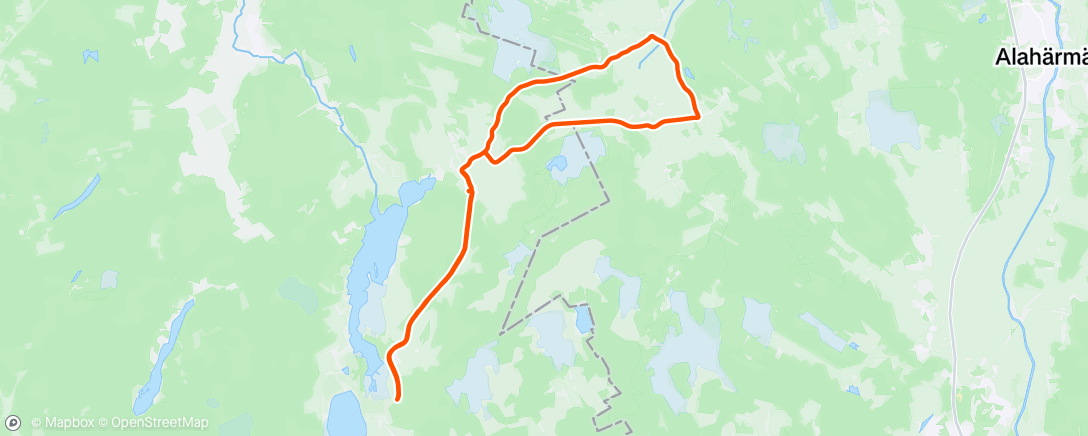 Map of the activity, Morning Run