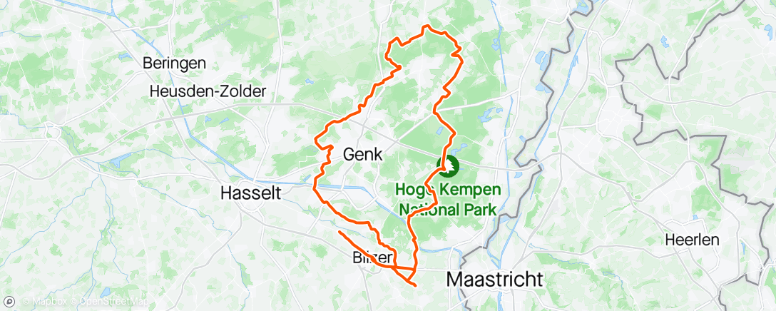 Mapa da atividade, FS: Neerglabbeek