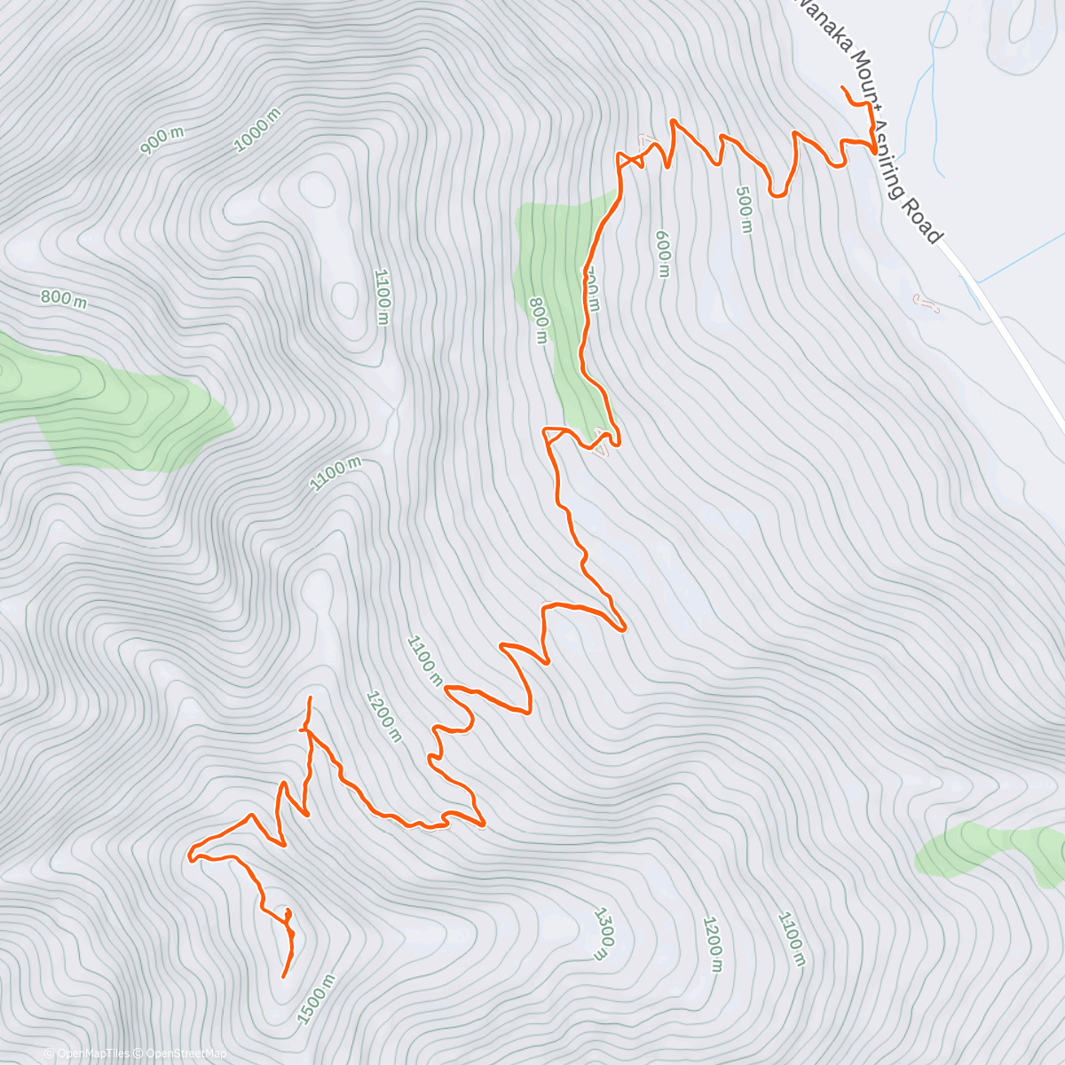 Карта физической активности (Roy’s Peak, Wānaka, will climb hills for views)