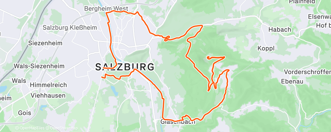 Mappa dell'attività Fahrt am Nachmittag