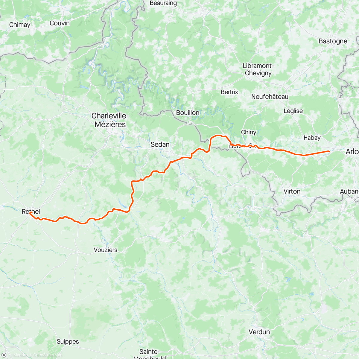 Kaart van de activiteit “Camino - dzień 16.”