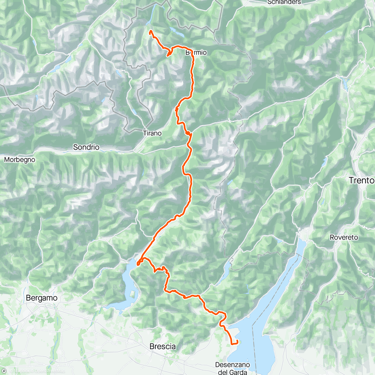 Map of the activity, Giro d'Italia 🇮🇹 - Tappa 15 ⛰️☠️