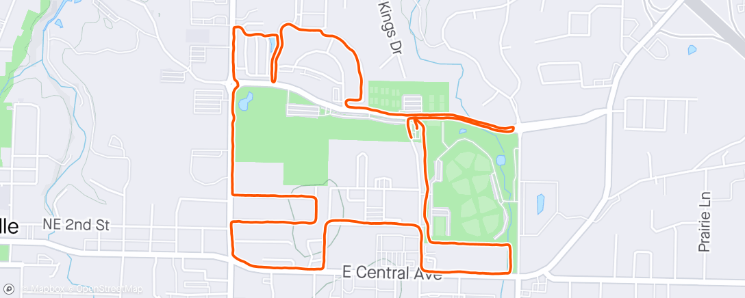 活动地图，Evening Run