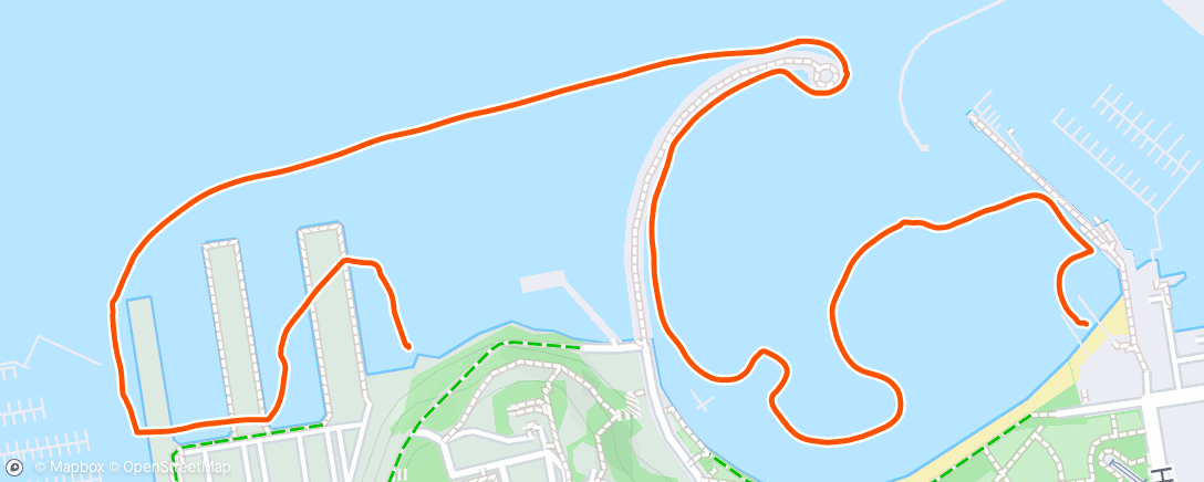 Map of the activity, Black Rock splash with tunneling under the three Fort Mason piers while trying our best to avoid a rogue sea lion guarding the entrance.  Caught a nice flood off Gas House back to the opening.  Finished with a dingy slalom and rat alley.