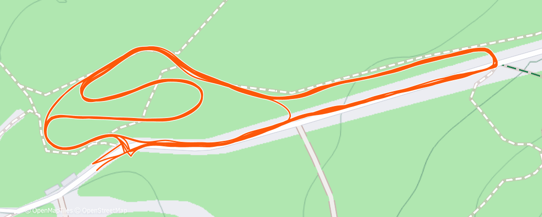 Карта физической активности (Северный лыжный заезд (после обеда))