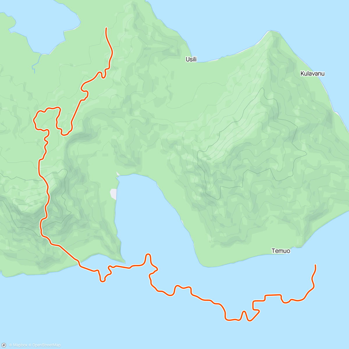 Map of the activity, Zwift - EF Pro Cycling's Red Day Workout on Beach Island Loop in Watopia