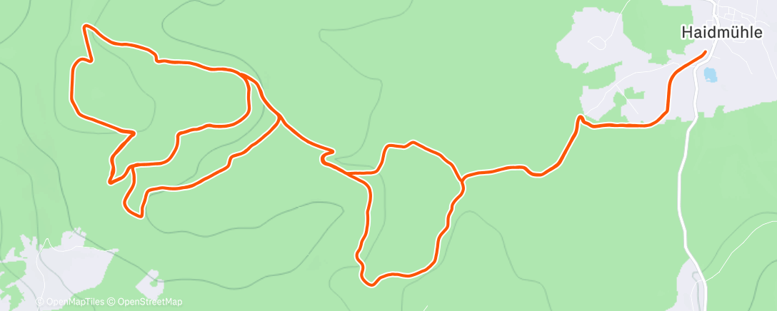 Map of the activity, Nur Sonne und Wind