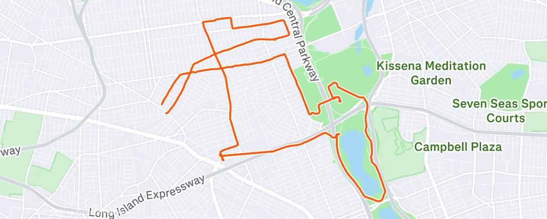 Map of the activity, soccer