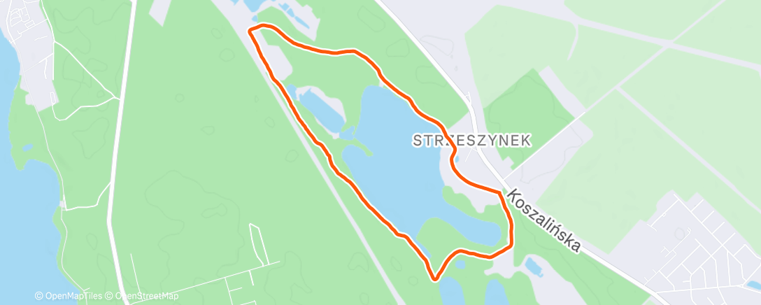 Map of the activity, Afternoon Walk