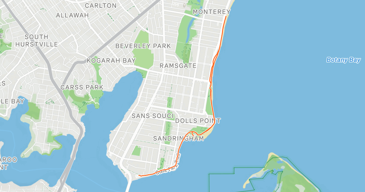 Dolls Point 🐶 Lady Robinsons Beach | Strava