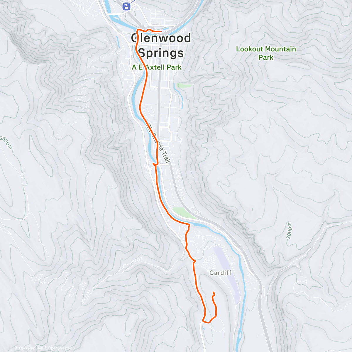 Map of the activity, Parents’ to Pool