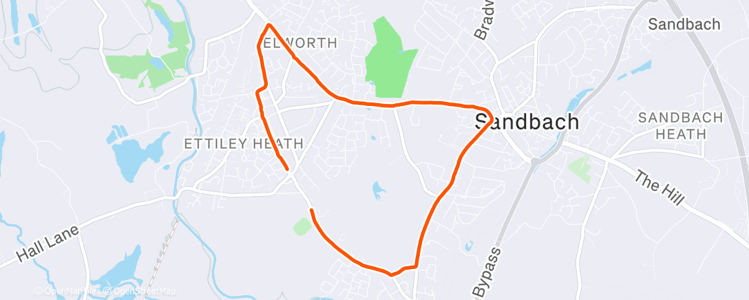 Карта физической активности (Evening Walk)