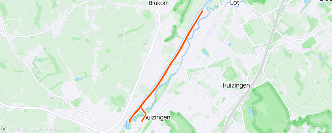 Map of the activity, 5×3km