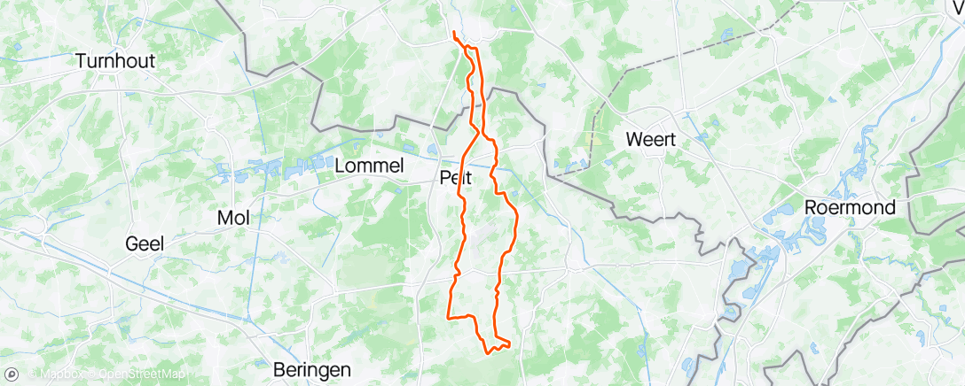 Map of the activity, Heerlijk ritje achter brommer Jelmer