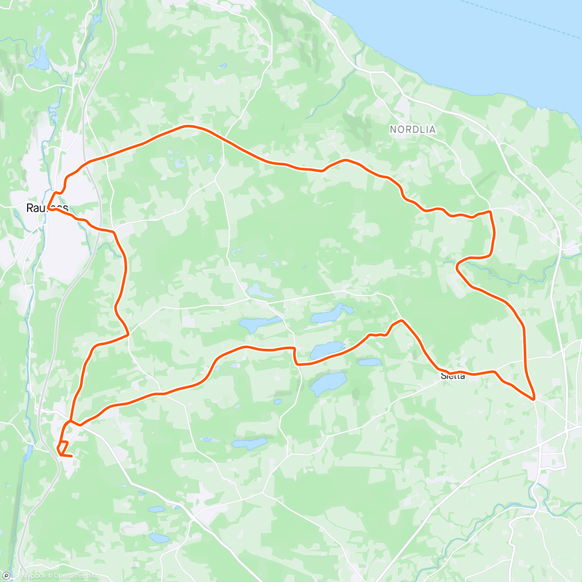 Mapa da atividade, Liten Totenrunde