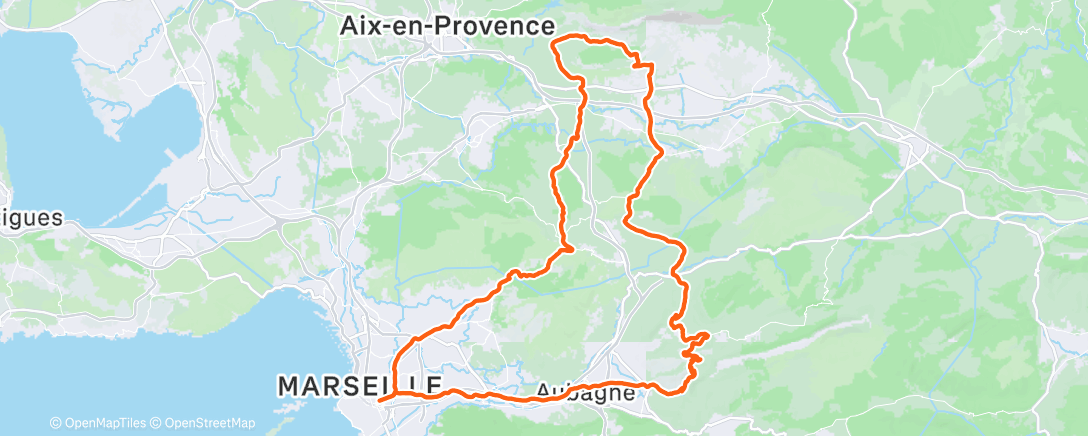 Map of the activity, La sainte victoire 4 ans plus tard! En espérant qu'elle porte chance pour 2026 🌞🌟