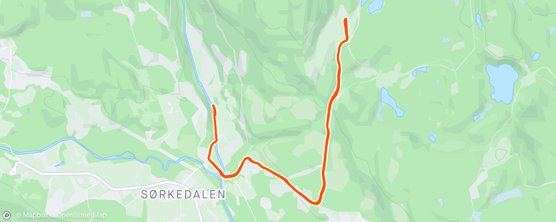 Mapa da atividade, Lunch Ride Finnerud med familien❤️