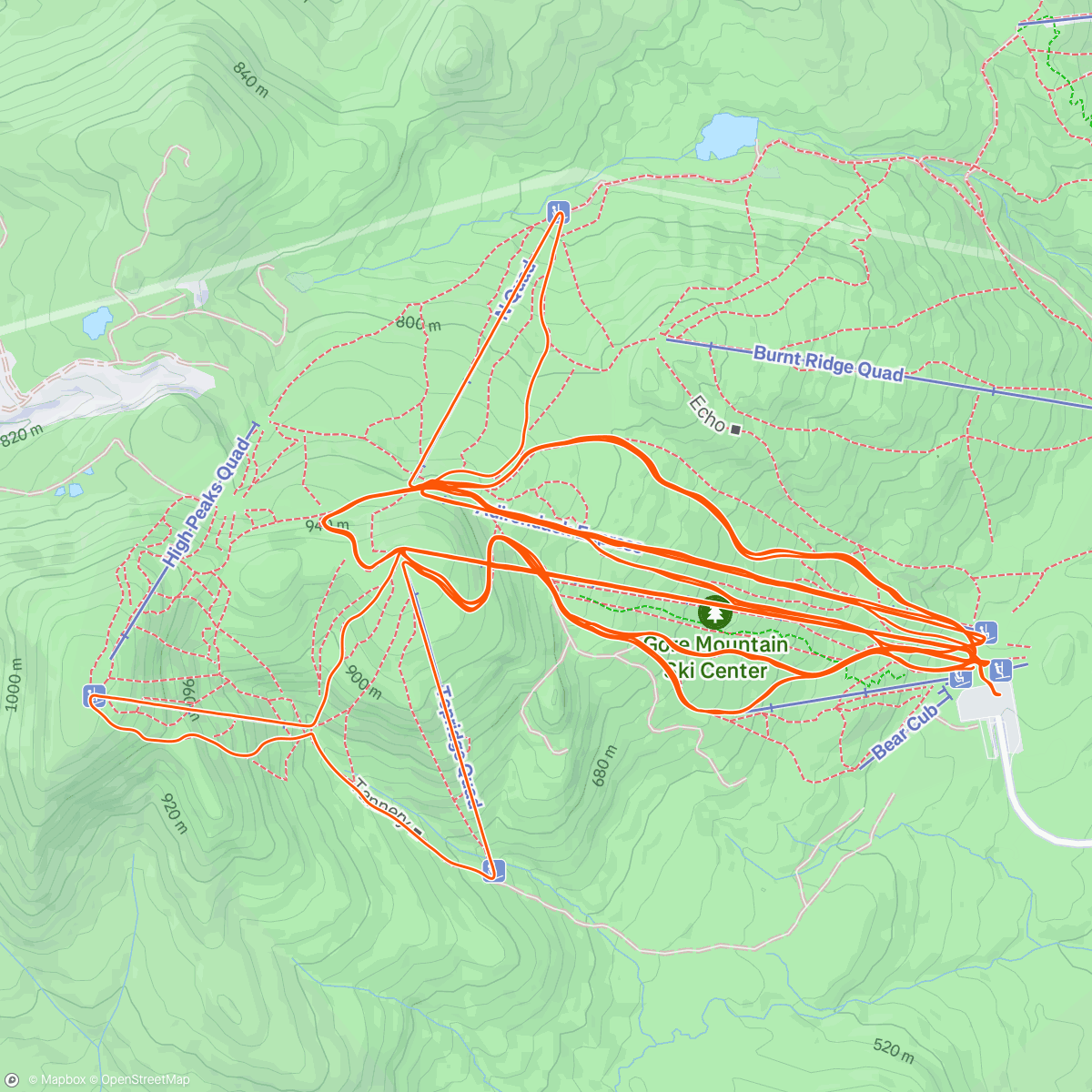 Map of the activity, Merry Christmas 🎄Gore ⛷️
