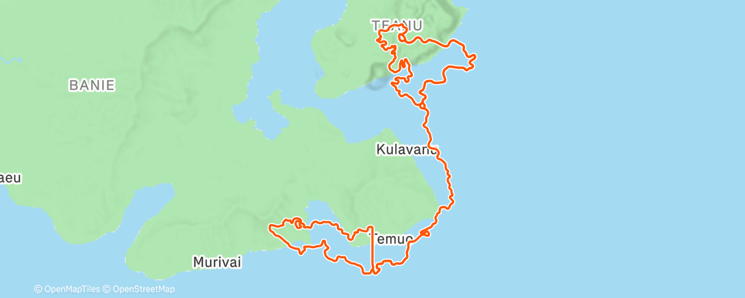 Map of the activity, Zwift - Tempus Fugit in Watopia