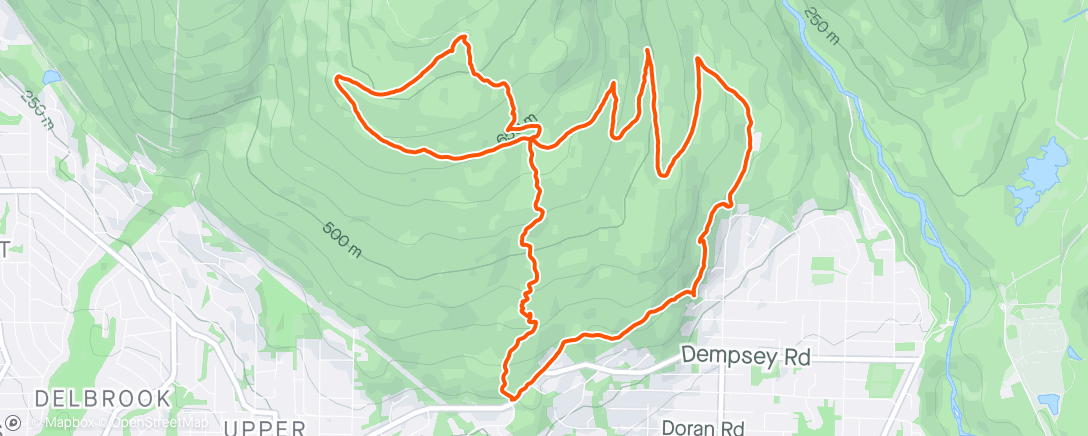 Map of the activity, Fromme internship