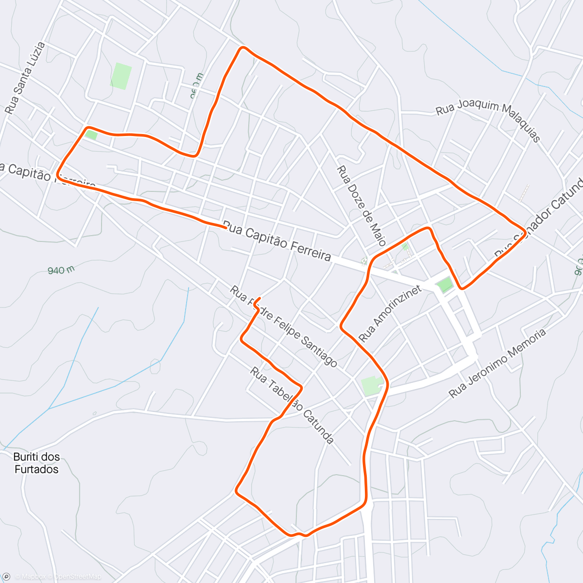 Map of the activity, T-Cross Run 2024