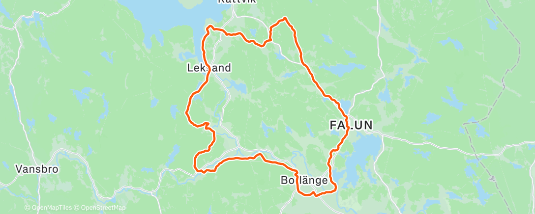 Карта физической активности (Cycling)