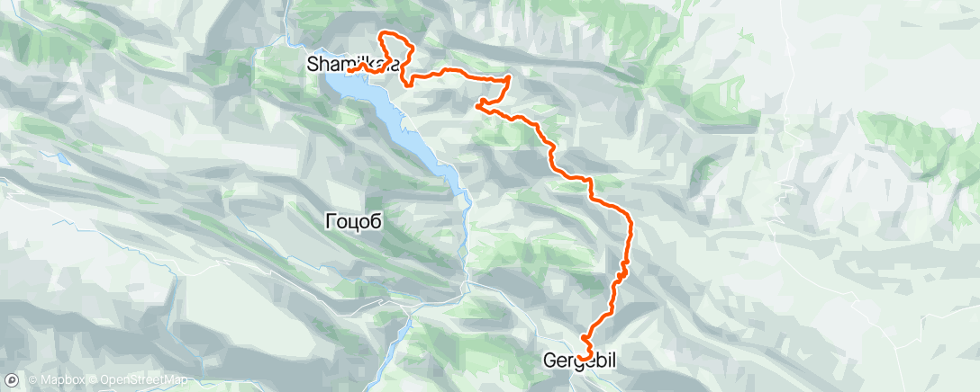 Map of the activity, Dagestan Wild Trail 2024