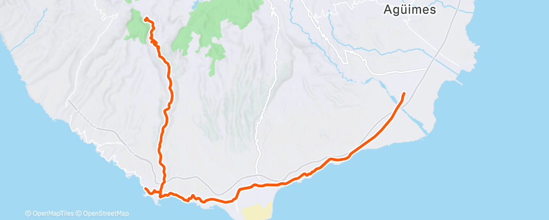 Map of the activity, Morgenausfahrt