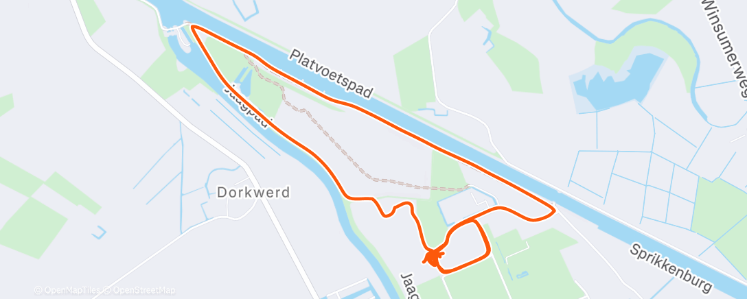 Map of the activity, Survivalruntraining