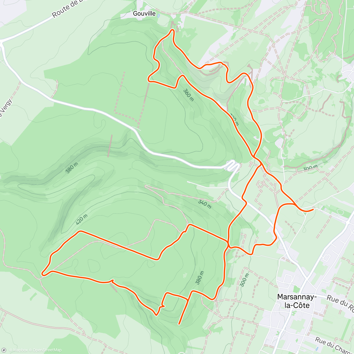 Mappa dell'attività Marche avec Michelle