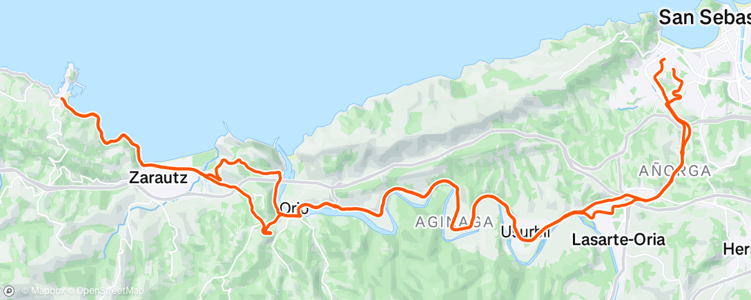 Map of the activity, Morning Ride
