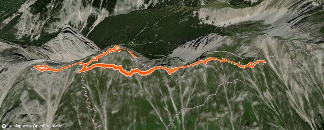 Map of the activity, Innsbruck Hiking