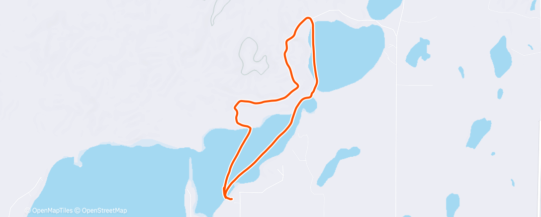 Map of the activity, Backus BC Nordic 🤙🏽