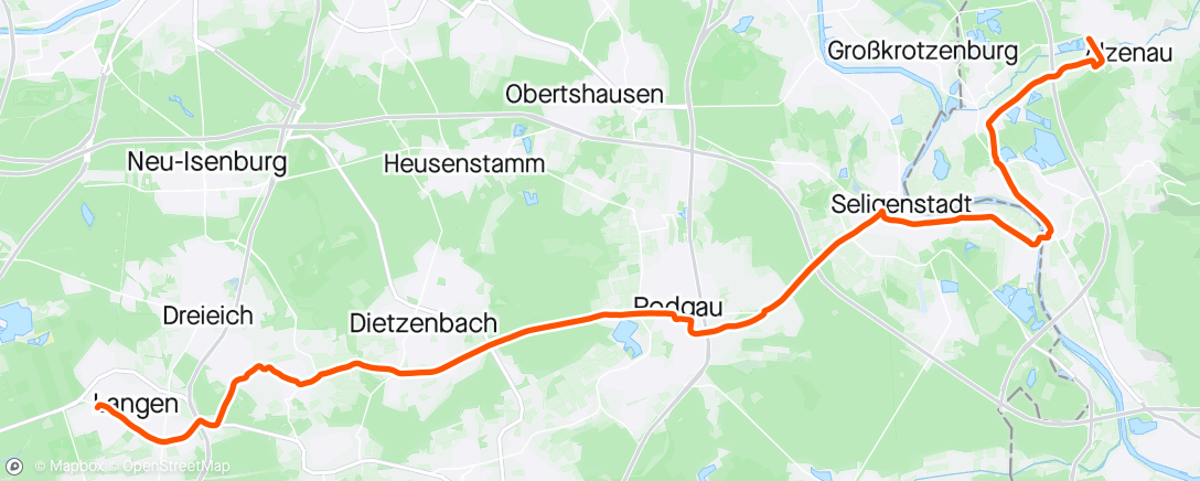 Mapa de la actividad (Heimweg)