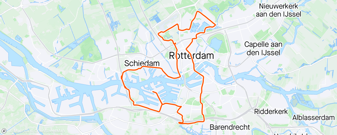 Carte de l'activité Rotterdam