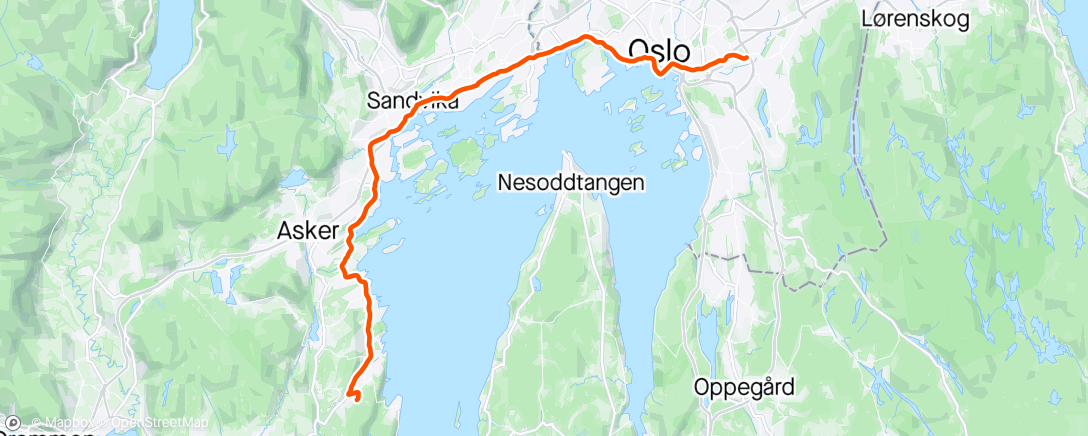Map of the activity, Bødalen-Bryn