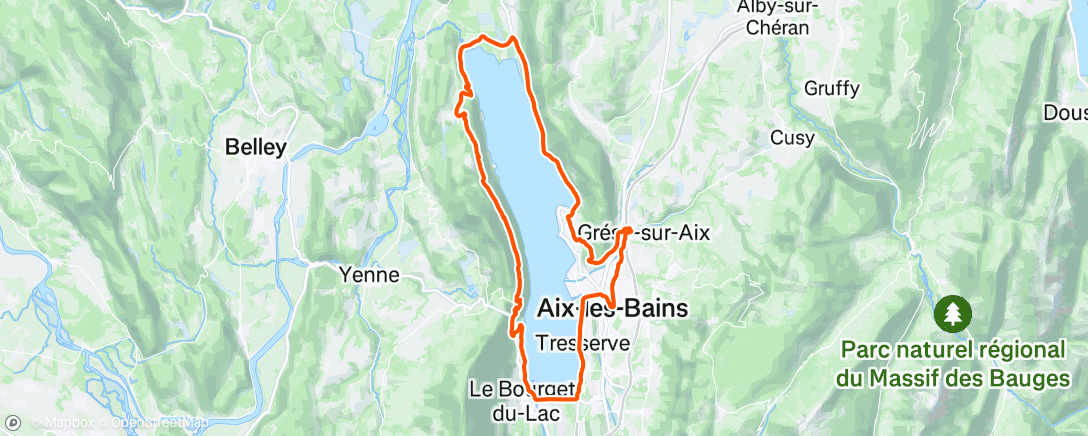 Map of the activity, Déblocage avant le Gp de France au Mans