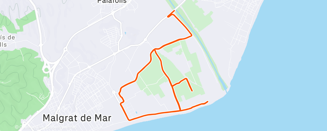 Map of the activity, Empezamos a coger ritmo