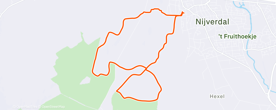 Map of the activity, Dinsdagavondclub #middageditie