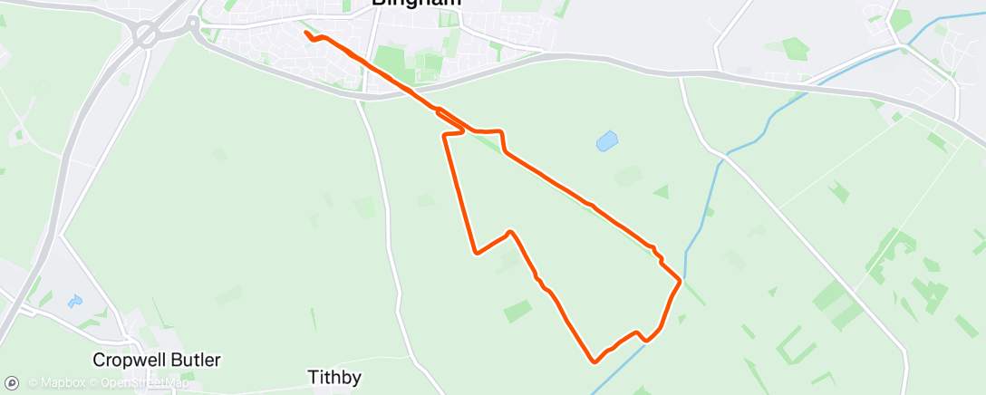 Map of the activity, Easy Trails