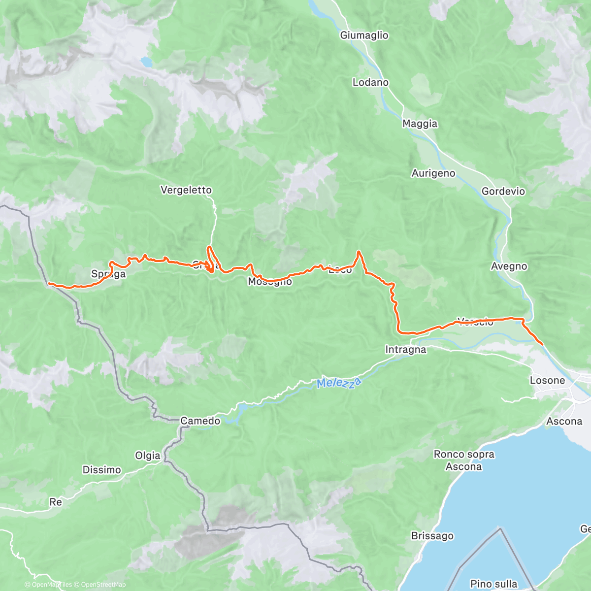 Map of the activity, Onsernone 🤩