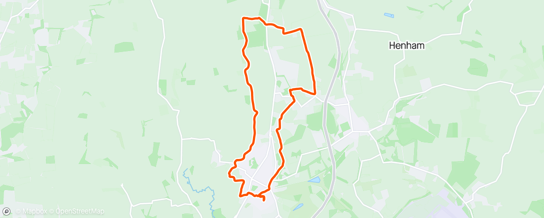 Map of the activity, Lunch trails