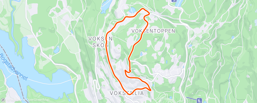 Map of the activity, Lillevann