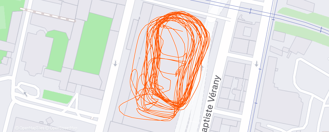 Map of the activity, Hyrox de Nice solo open homme