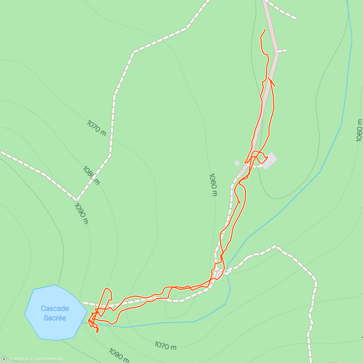 Map of the activity, Montagne d'Ambre