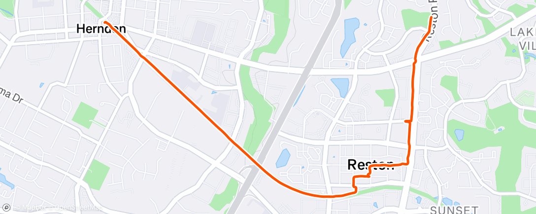 Map of the activity, getting back