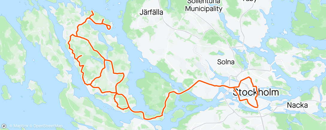 Карта физической активности (Norra Färingsö)