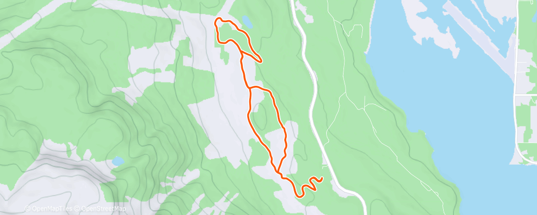 Map of the activity, Family Ski!