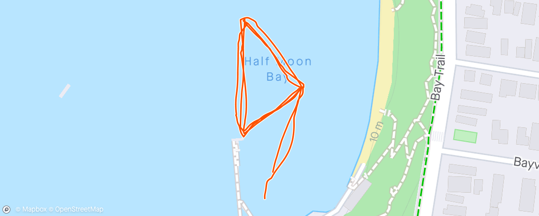 Map of the activity, Skjærtorsdag på Half moon bay 🏊‍♂️