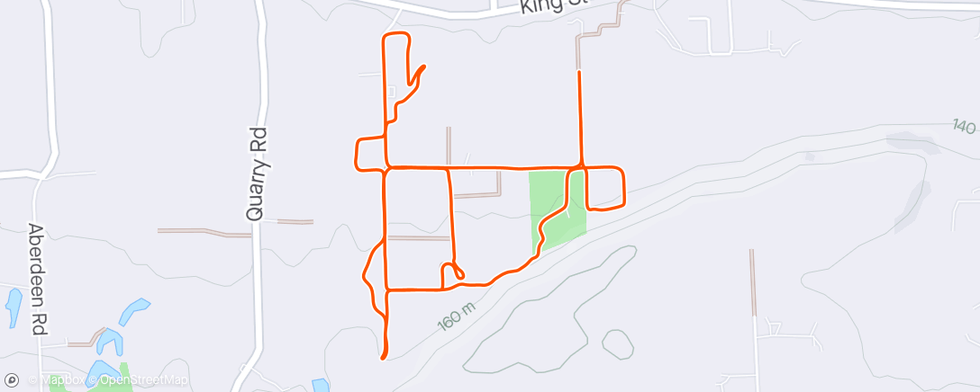 Map of the activity, gotta start somewhere!
quick farm spin before dawn with the hound